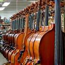 Seleção de instrumentos disponíveis para aluguel